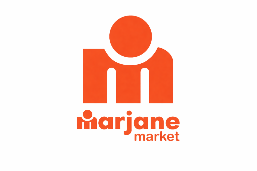 Marjane Market logo design