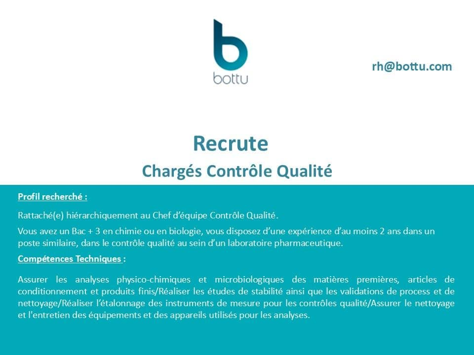 Recrutement Bottu Bac+3