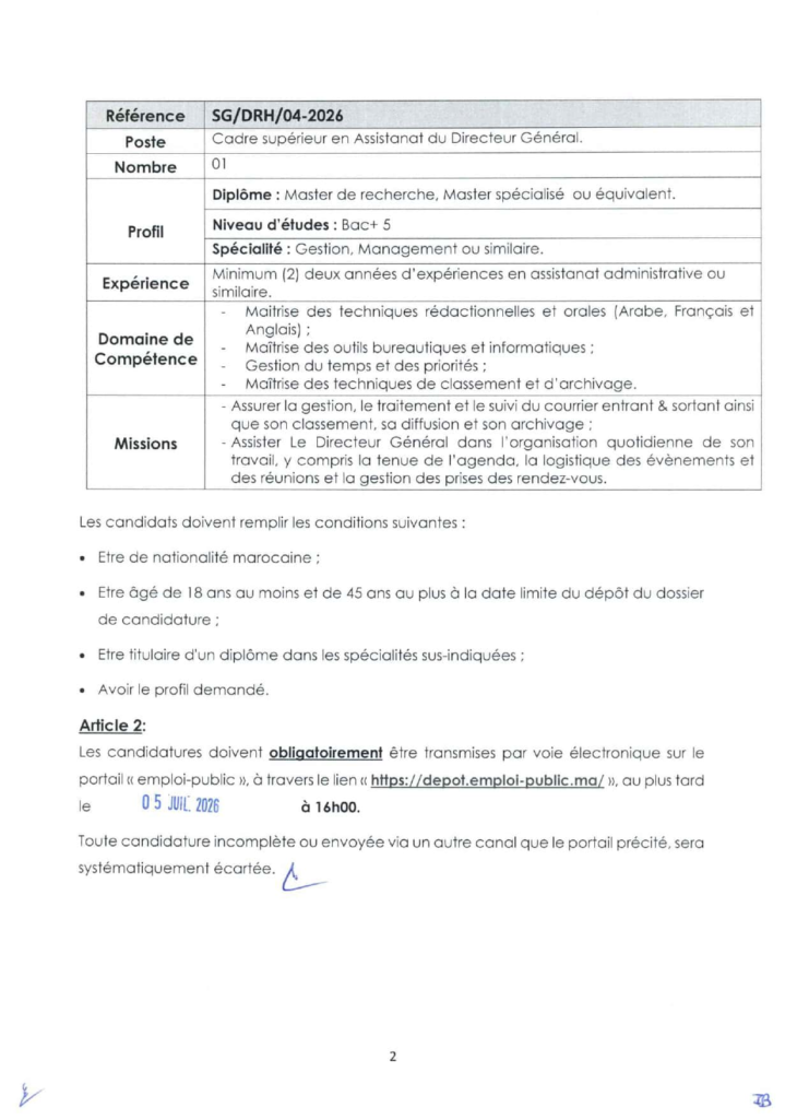 Concours CNESTEN 2026